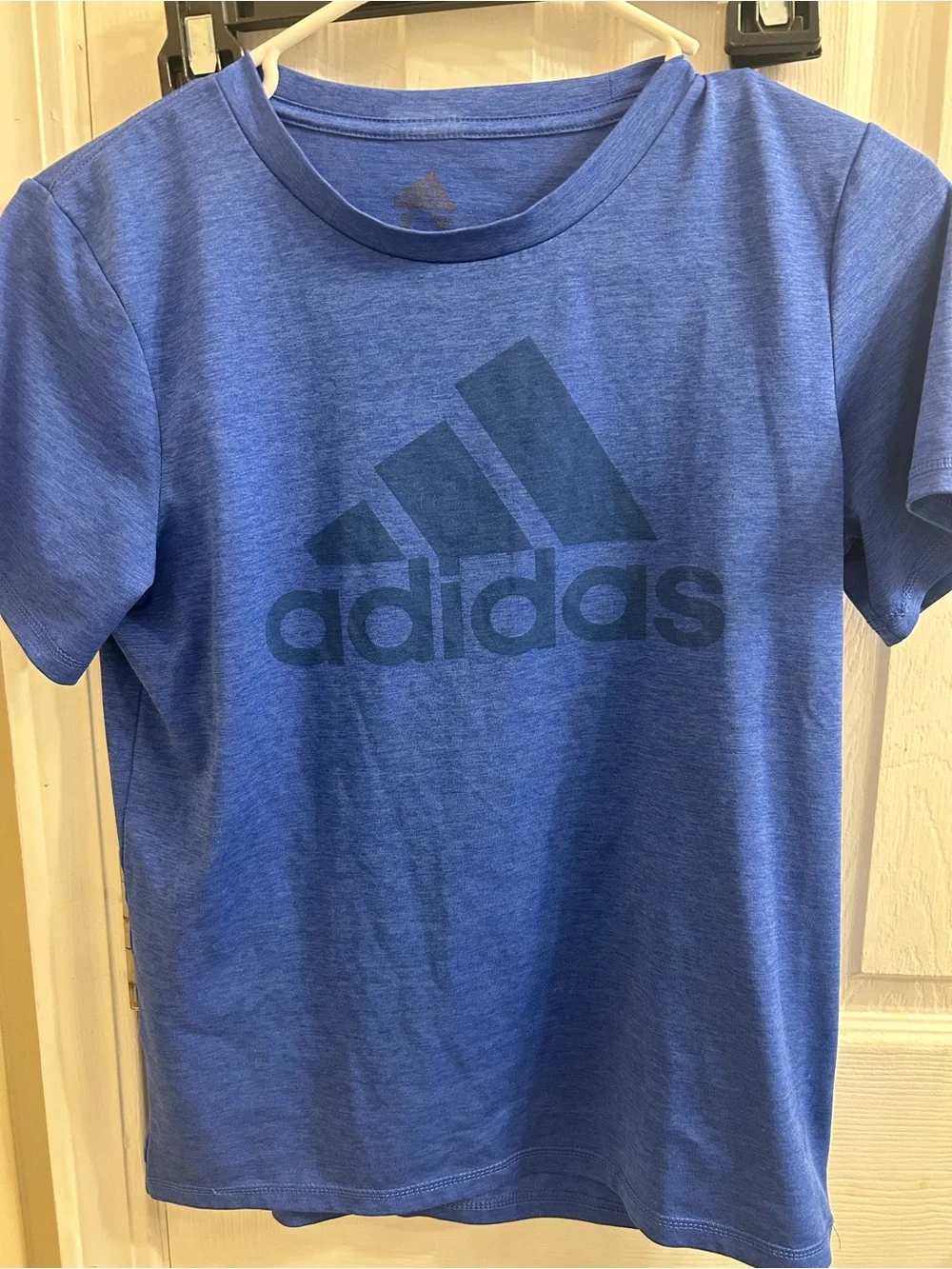 adidas Royal Blue Short Sleeve Logo Tee